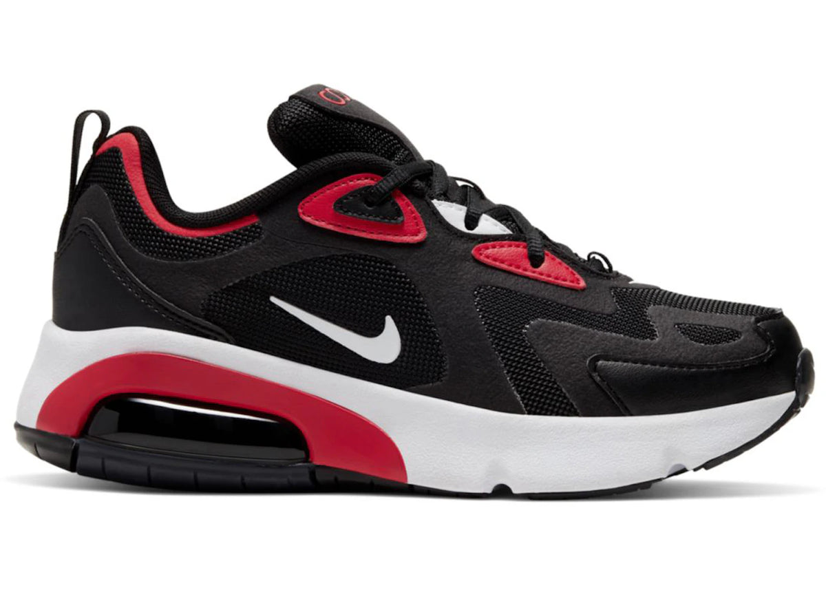 Nike Air Max 200 Black University Red (GS) - vue secondaire A