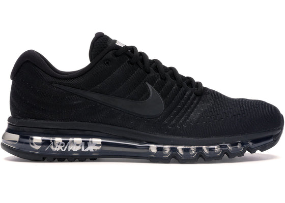 Nike Air Max 2017 Triple Black sneakers - authentic streetwear shoes