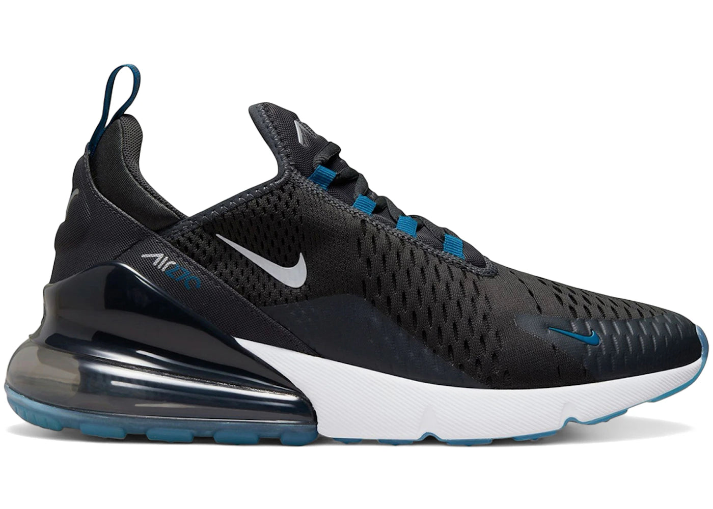 Nike Air Max 270 Anthracite Industrial Blue - vue 360