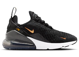 Nike Air Max 270 Black Laser Orange Metallic Copper (GS)
