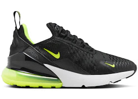 Nike Air Max 270 Black Lightning White Volt (GS) - vue 360