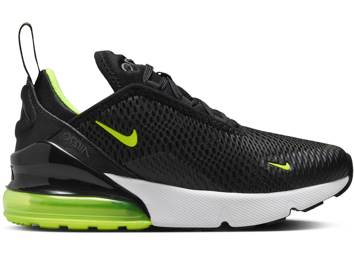 Nike Air Max 270 Black Lightning White Volt (PS) - vue secondaire A