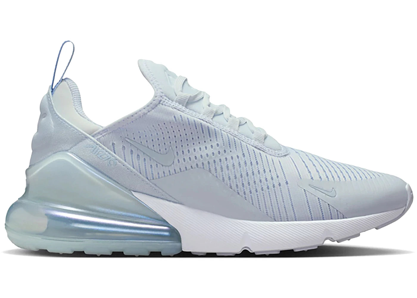 Nike Air Max 270 Blue Tint Ashen Slate Football Grey (Women's) - vue secondaire A