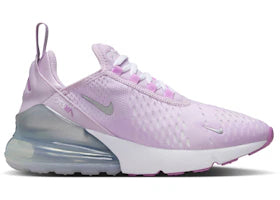 Nike Air Max 270 Doll Rush Fuchsia White Metallic Silver (GS) - authentic Nike sneakers