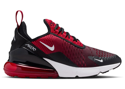 Nike Air Max 270 Gym Red Black White (GS) - authentic Nike sneakers