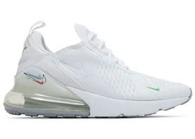 Nike Air Max 270 Swoosh Pack White Aluminium Black Light Green Spark (GS) - vue 360