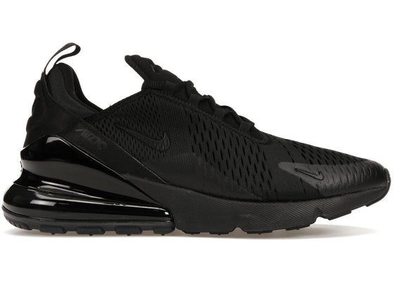 Nike Air Max 270 Triple Black sneakers - authentic streetwear shoes