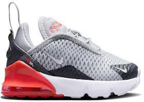 Nike Air Max 270 Wolf Grey Anthracite Bright Crimson White (TD)