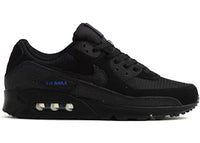 Nike Air Max 90 Black Dark Smoke Grey Old Royal