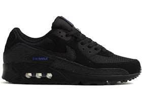 Nike Air Max 90 Black Dark Smoke Grey Old Royal