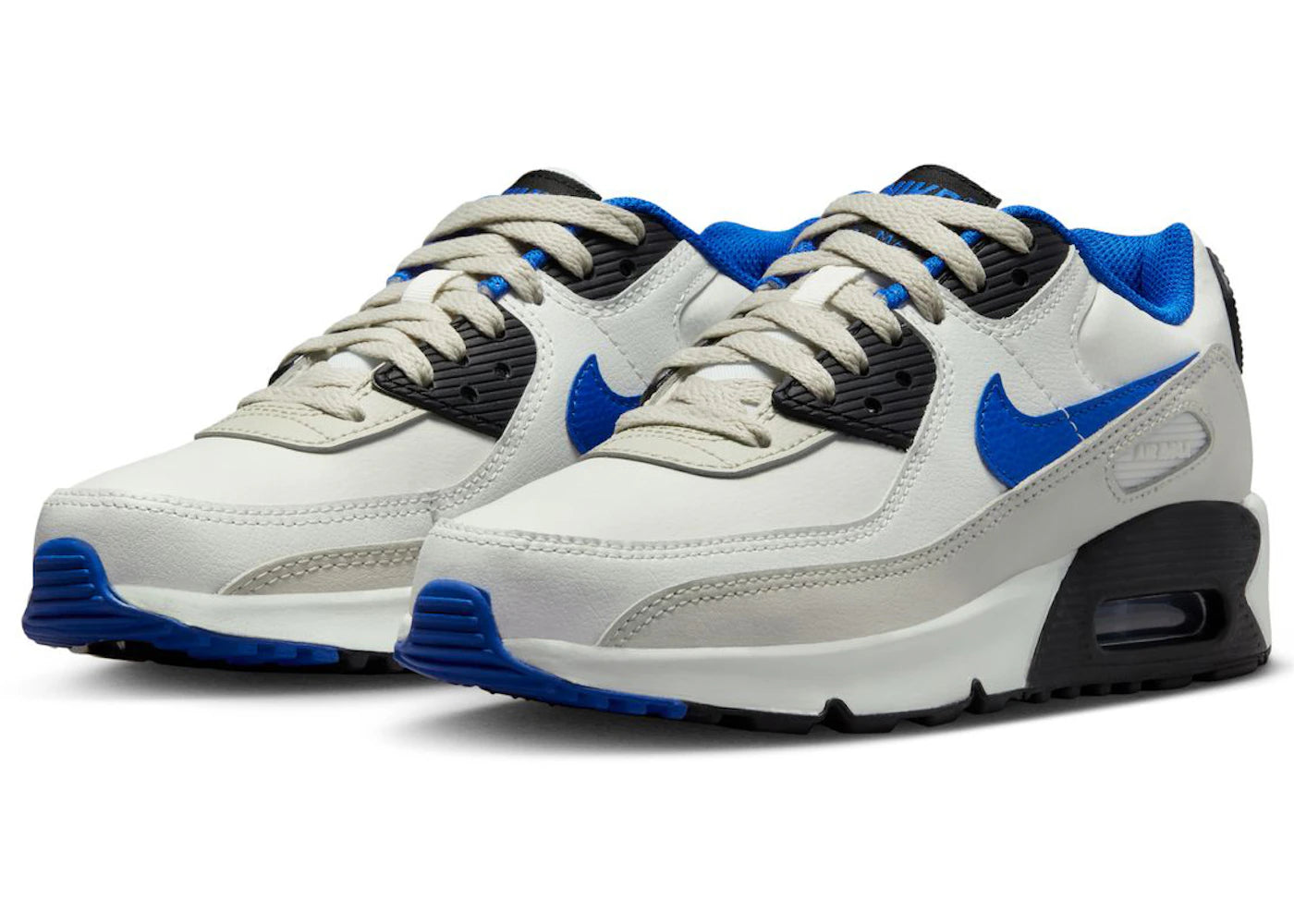 Nike Air Max 90 LTR White Racer Blue Light Bone (GS) - vue secondaire B