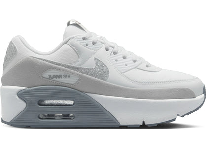 Nike Air Max 90 LV8 White Photon Dust Multi-Color (Women's) - authentic Nike sneakers