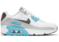 Nike Air Max 90 Leather White Chlorine Blue (GS)