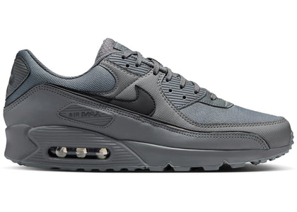 Nike Air Max 90 Premium Smoke Grey Black - authentic Nike sneakers