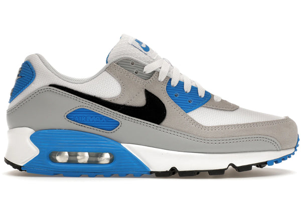 Nike Air Max 90 Pure Platinum Photo Blue sneakers - authentic streetwear shoes