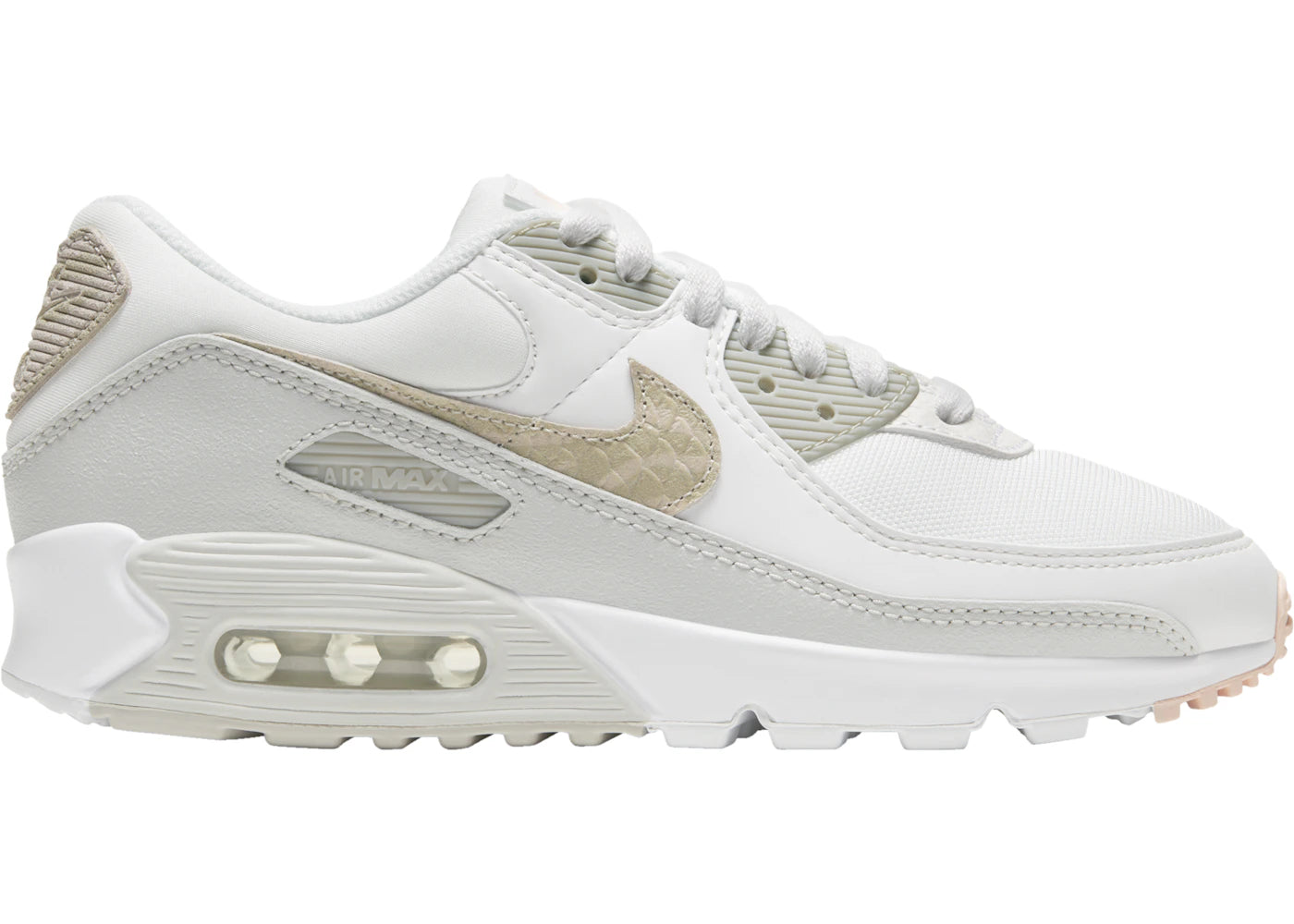 Nike Air Max 90 SE White Safari (Women's) - vue 360