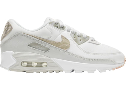 Nike Air Max 90 SE White Safari (Women's) - authentic Nike sneakers