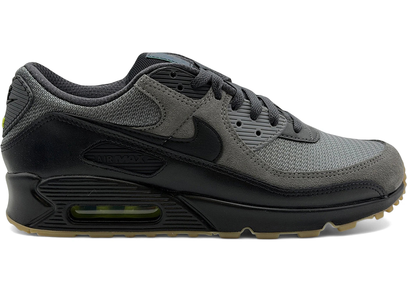 Nike Air Max 90 Smoke Grey Black - vue 360
