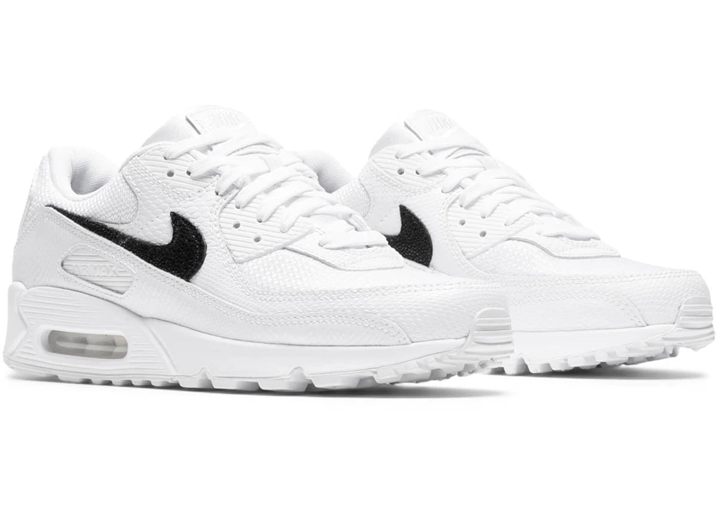 Nike Air Max 90 Snakeskin White Black (Women's) - vue secondaire A