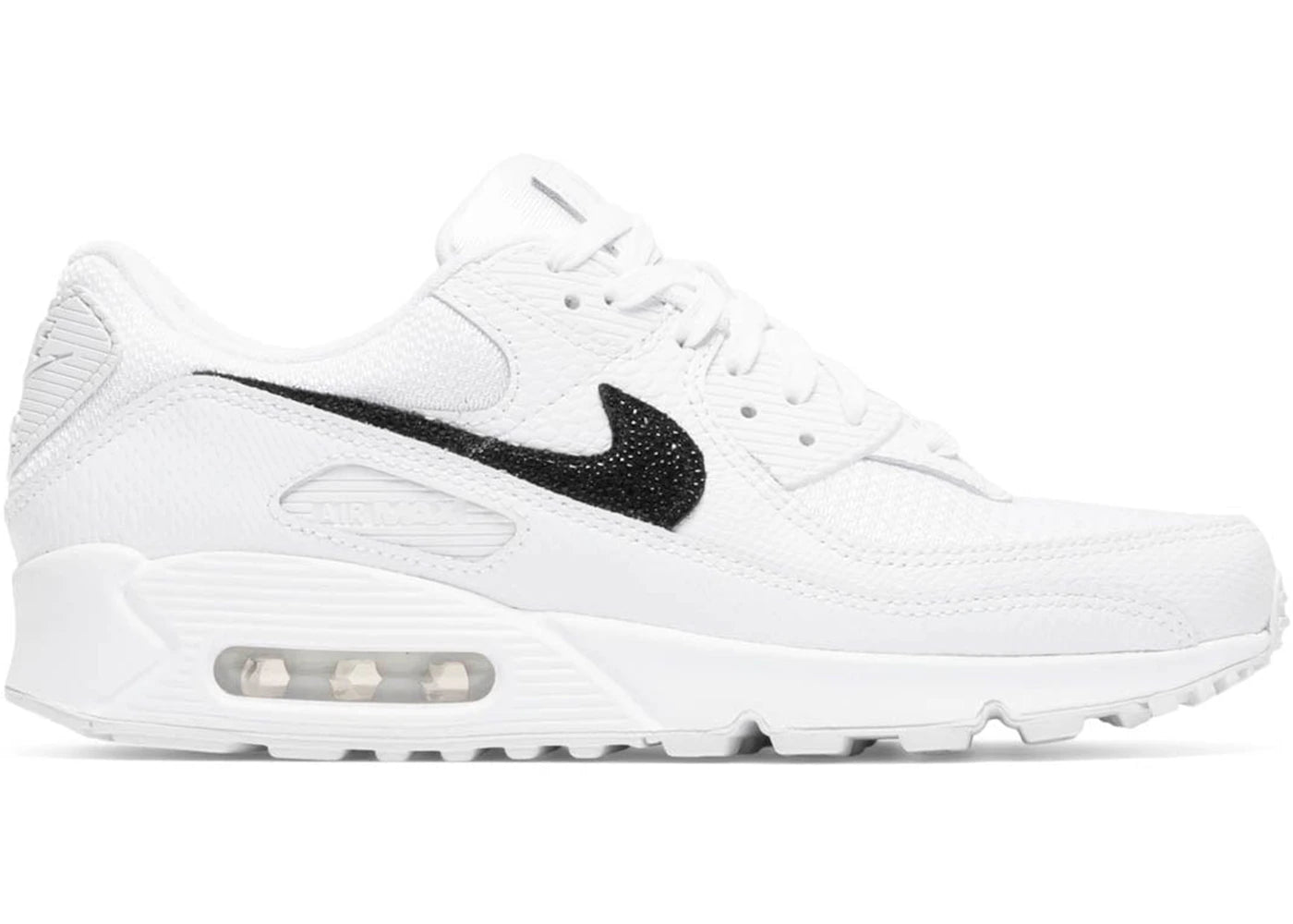 Nike Air Max 90 Snakeskin White Black (Women's) - vue 360