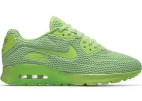 Nike Air Max 90 Ultra Breathe Ghost Green Electric Green (Women's) - authentic Nike sneakers