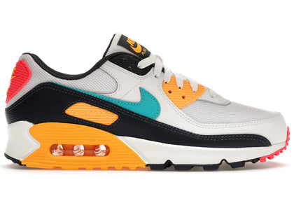 Nike Air Max 90 White Dusty Cactus sneakers - authentic Nike shoes