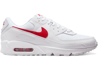 Nike Air Max 90 White University Red (2026) - authentic Nike sneakers