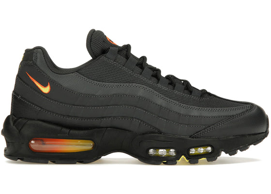 Nike Air Max 95 Anthracite Safety Orange sneakers - authentic streetwear shoes