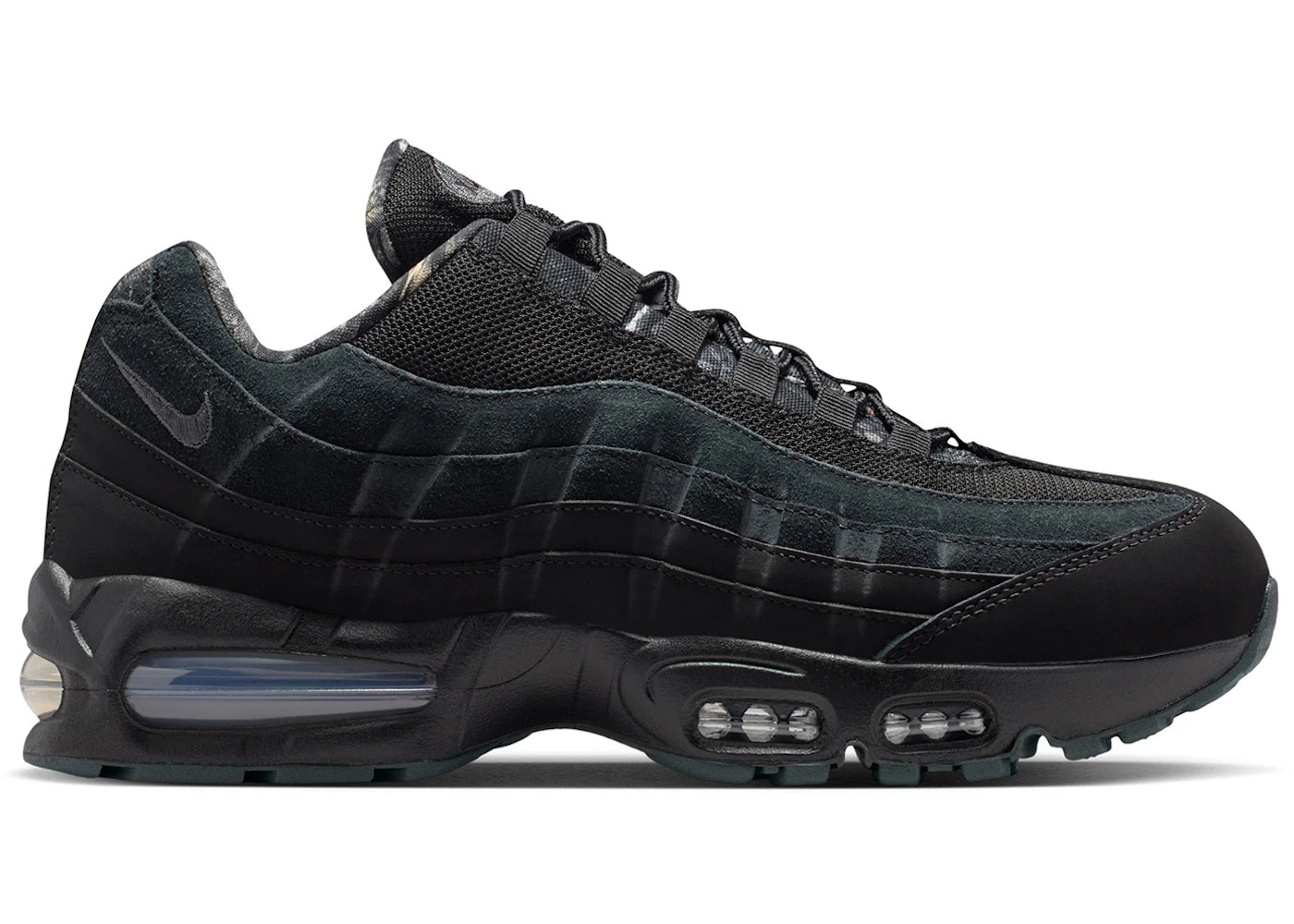Nike Air Max 95 Big Bubble Black Realtree Edge Camo - vue 360