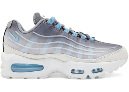 Nike Air Max 95 Big Bubble Tech Smoke Grey Football Blue - sneakers view 2