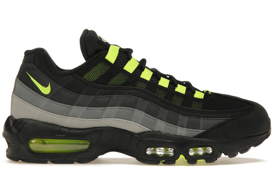 Nike Air Max 95 Black Neon sneakers - authentic streetwear shoes