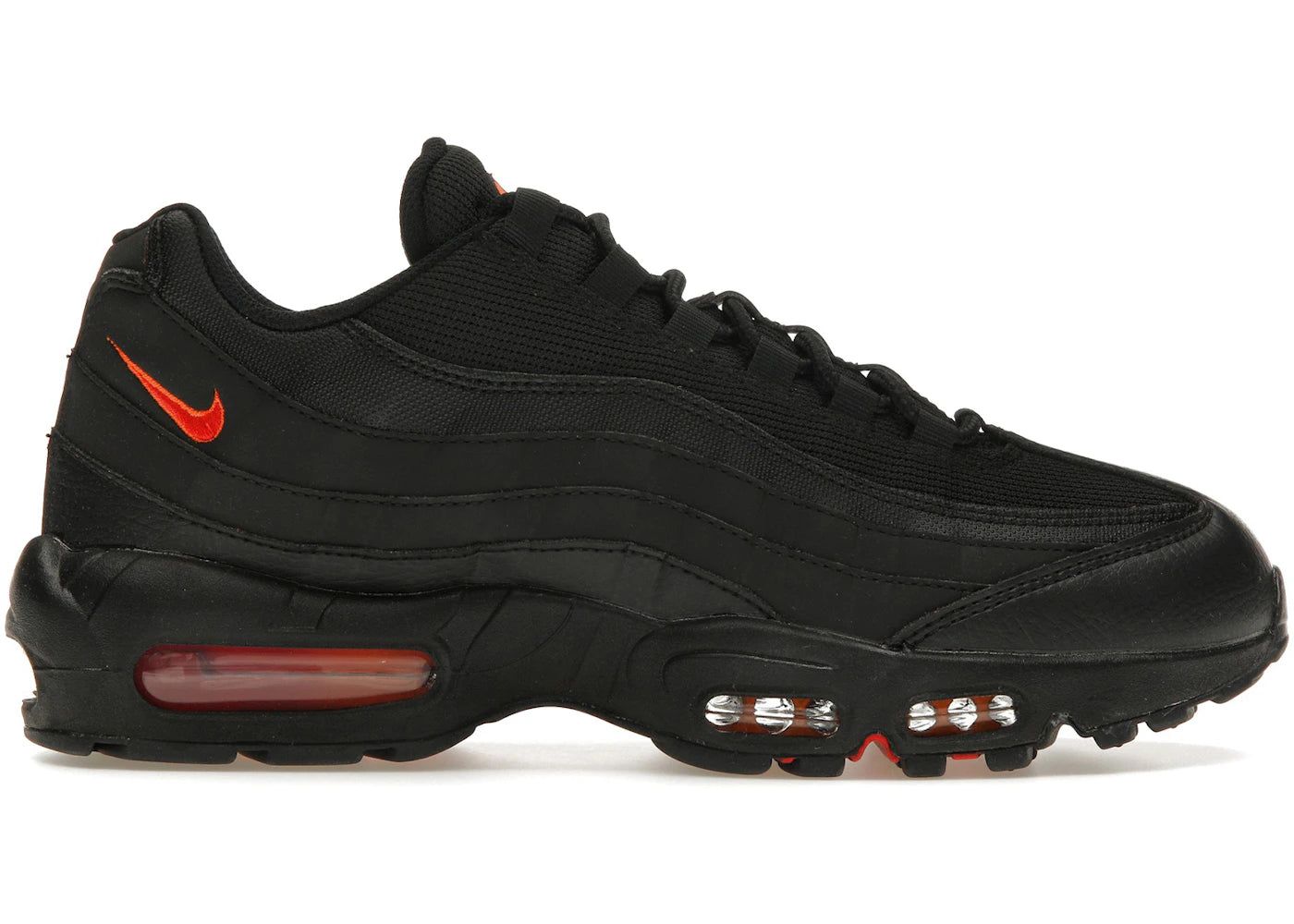 Nike Air Max 95 Black Red Orange - vue 360