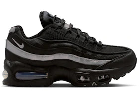 Nike Air Max 95 Black White Metallic Silver (GS)