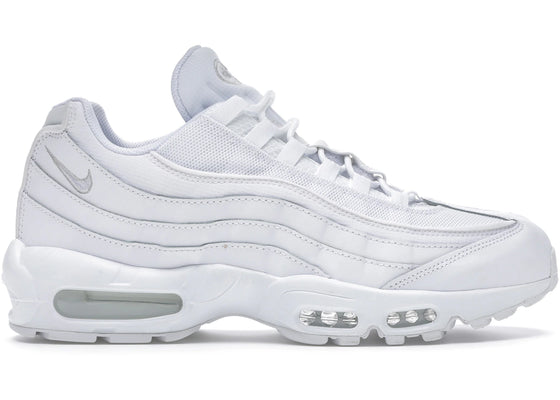 Nike Air Max 95 Essential White Grey Fog sneakers - authentic streetwear shoes