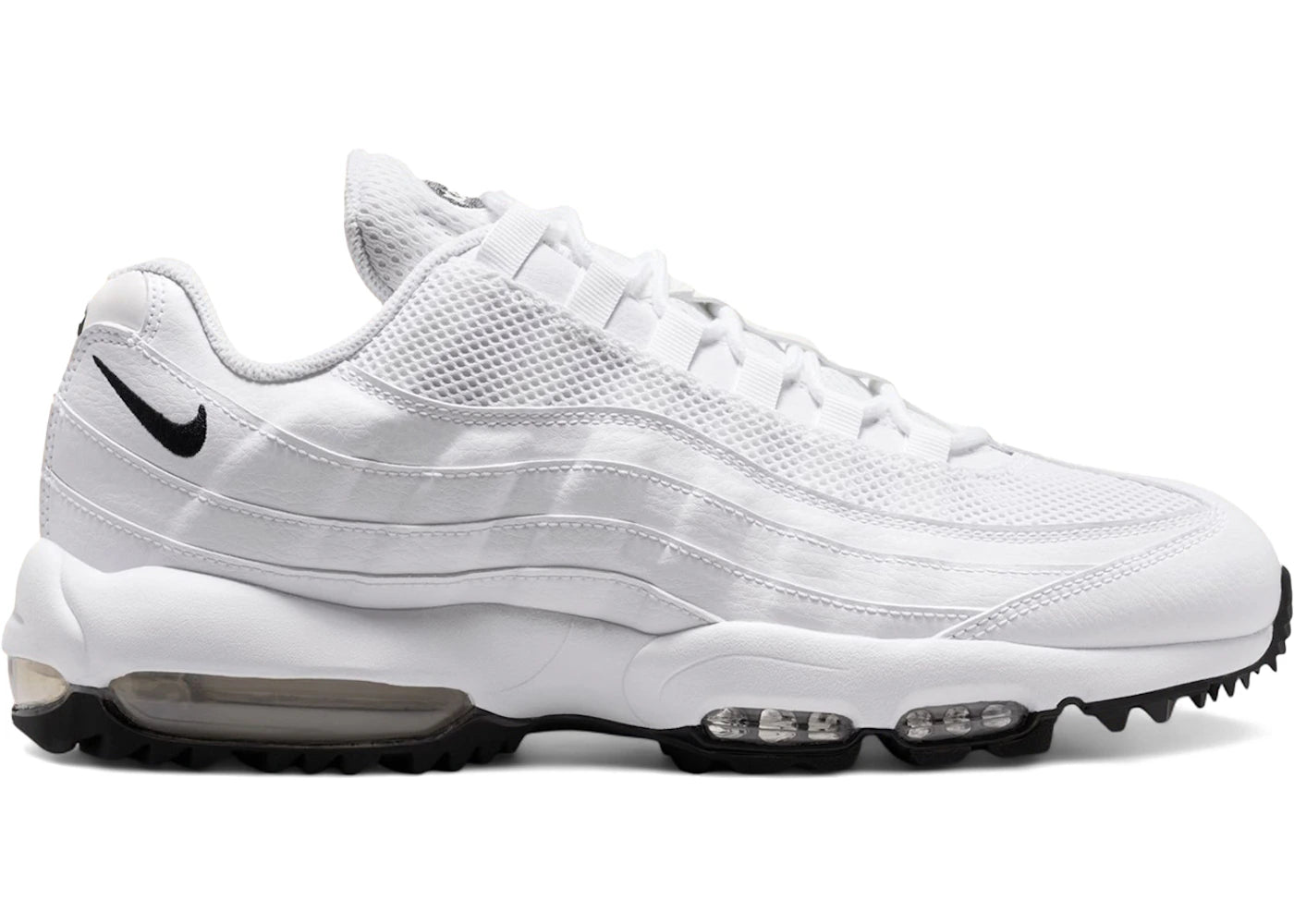 Nike Air Max 95 Golf White Black - vue 360