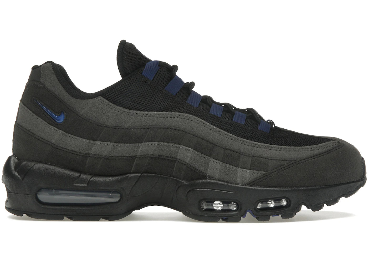 Nike Air Max 95 Jewel Black Deep Royal - vue 360