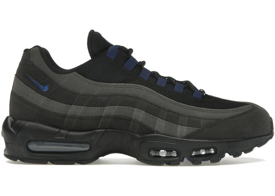 Nike Air Max 95 Jewel Black Deep Royal sneakers - authentic streetwear shoes