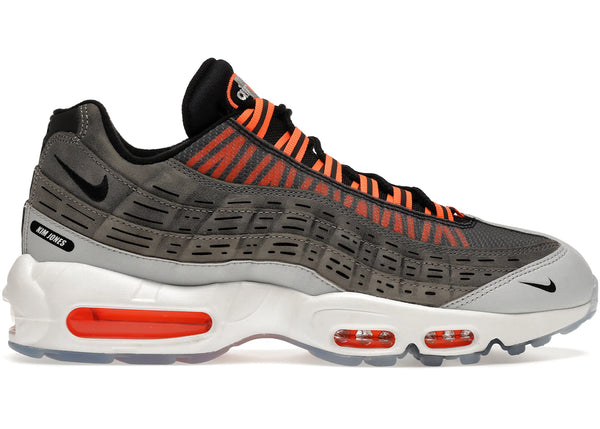 Nike Air Max 95 Kim Jones Black Total Orange sneakers - authentic streetwear shoes
