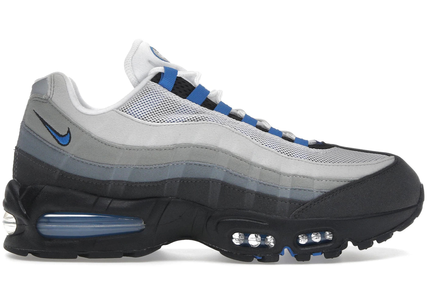 Nike Air Max 95 OG Big Bubble Blue Spark % - vue 360