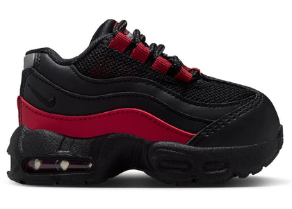 Nike Air Max 95 Recraft Black Team Crimson (TD) - authentic Nike sneakers