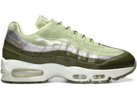 Nike Air Max 95 SE Big Bubble Olive Aura Metallic Silver (Women's)