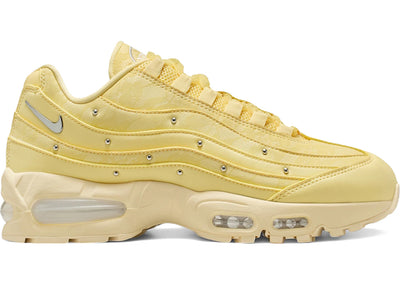 Nike Air Max 95 Soft Yellow Silver Studded (Women's)