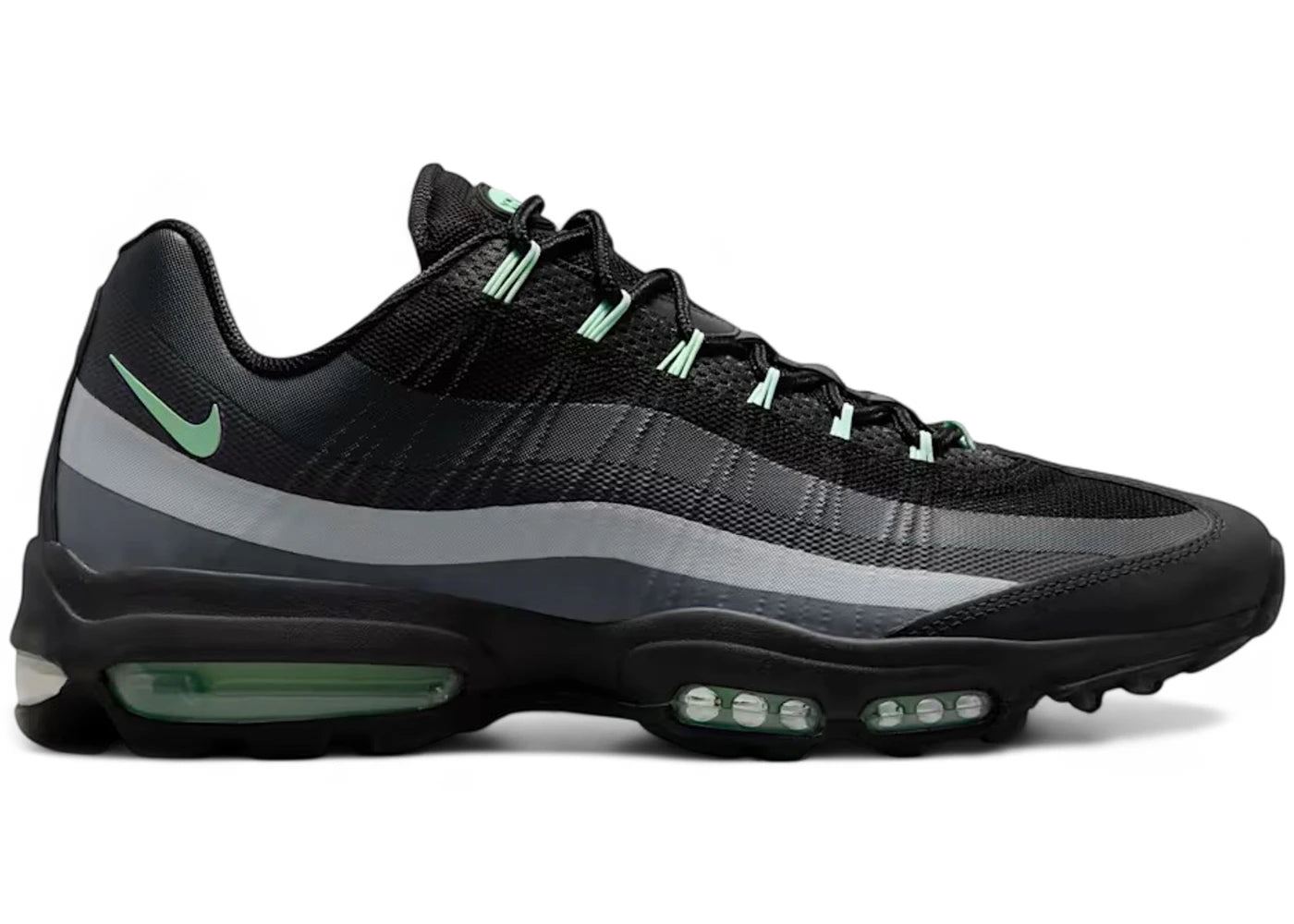 Nike Air Max 95 Ultra Black Cool Grey Mint Foam - vue 360