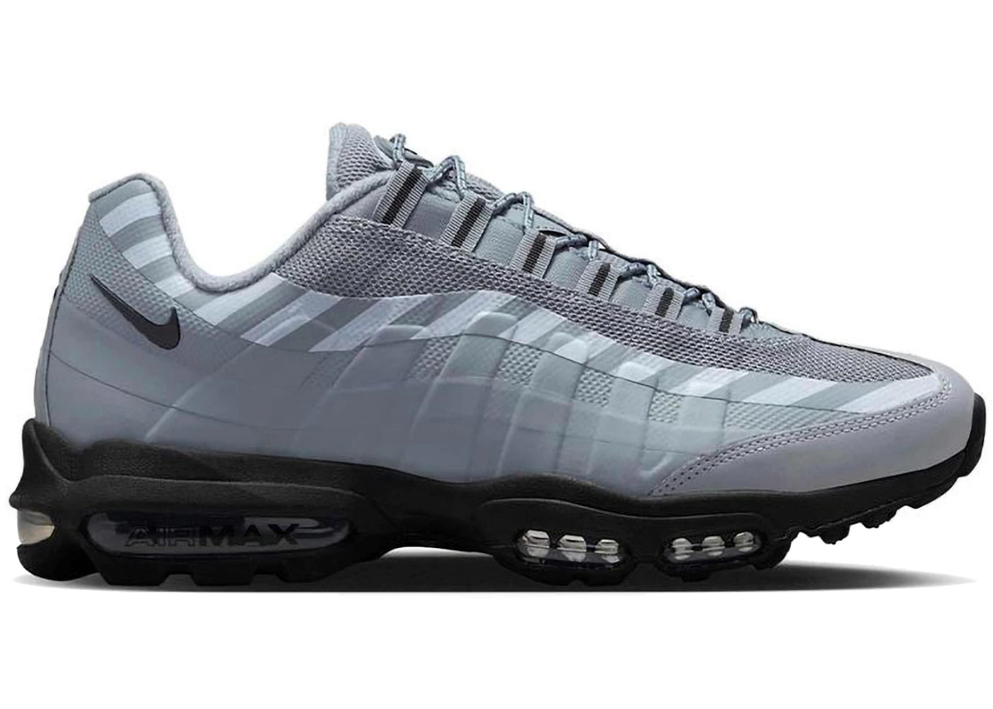 Nike Air Max 95 Ultra Caution Strip Black Chrome Grey