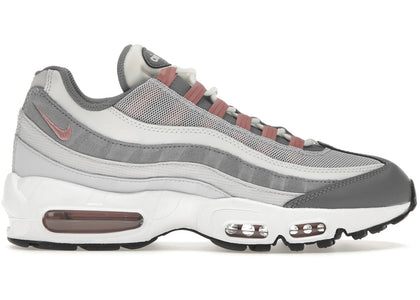 Nike Air Max 95 Vast Grey Red Stardust sneakers - authentic streetwear shoes