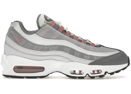 Nike Air Max 95 Vast Grey Red Stardust sneakers - authentic streetwear shoes