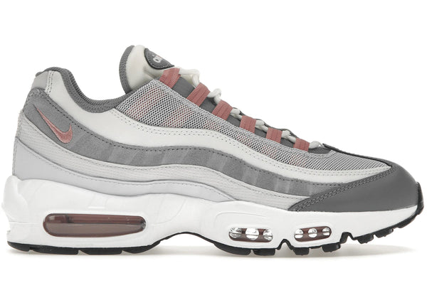 Nike Air Max 95 Vast Grey Red Stardust sneakers - authentic streetwear shoes