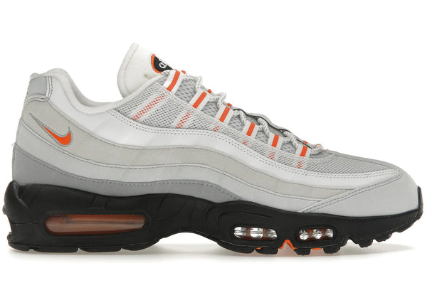 Nike Air Max 95 Wolf Grey Safety Orange Pure Platinum sneakers - authentic streetwear shoes
