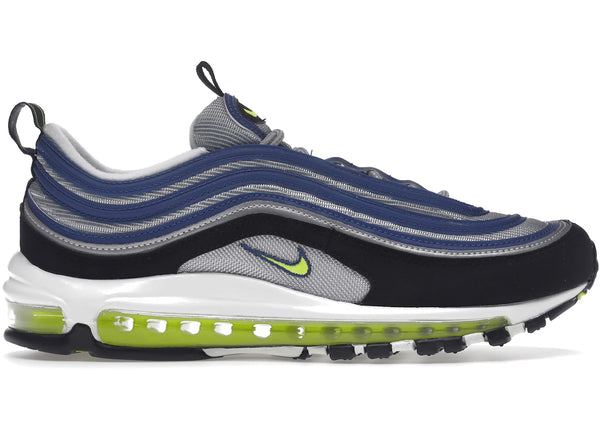 Nike Air Max 97 OG Atlantic Blue Voltage Yellow sneakers - authentic Nike shoes