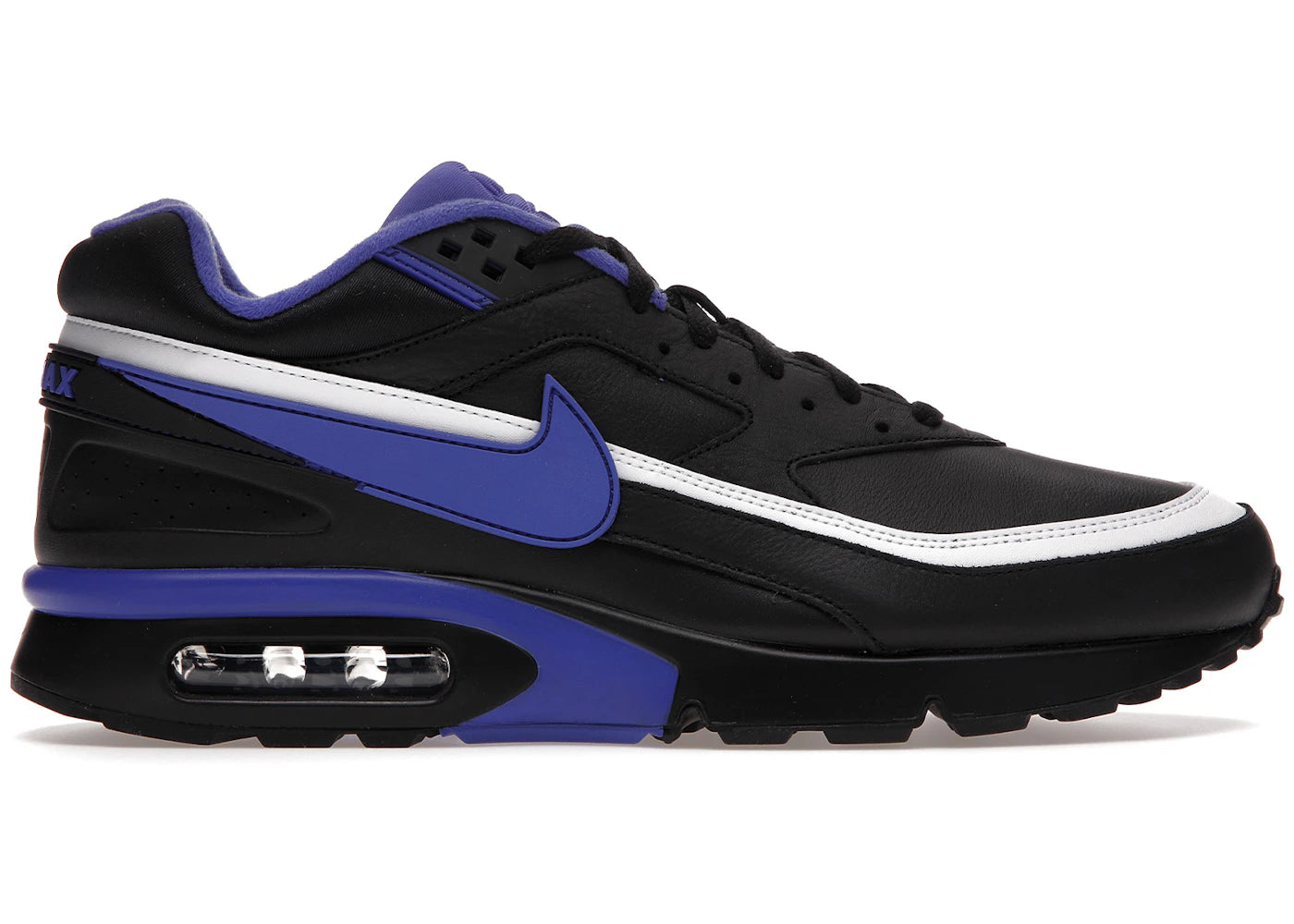 Nike Air Max BW OG Black Persian Violet Leather (2021) sneakers - authentic Nike shoes